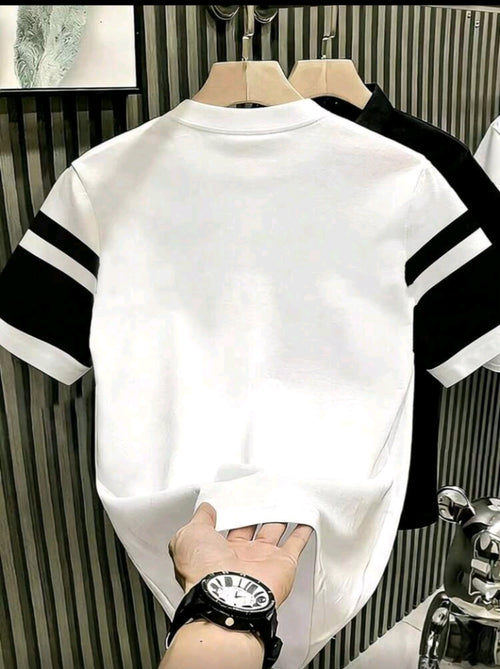 Premium Striped Cotton T-Shirt – LUXESTITCH