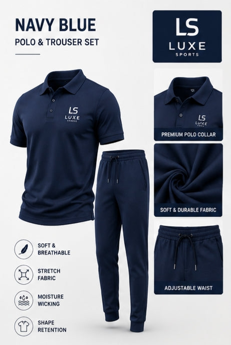 POLO SET Navy blue